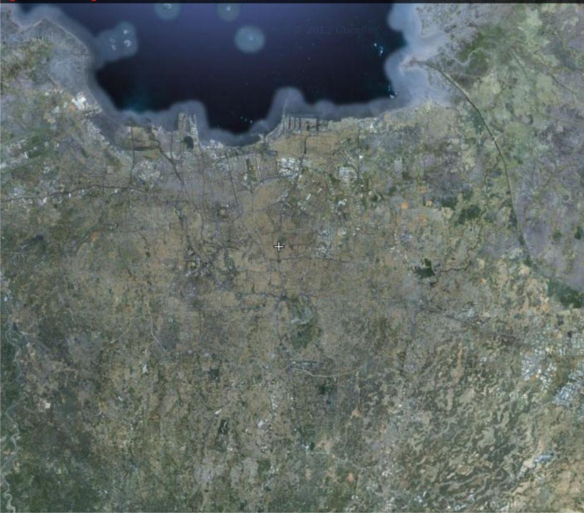 地图上的维基卫星地图雅加达