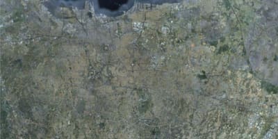地图上的维基卫星地图雅加达
