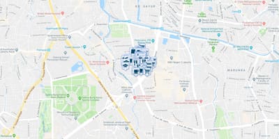Sudirman雅加达的地图