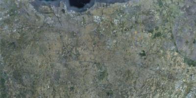 地图上的维基卫星地图雅加达